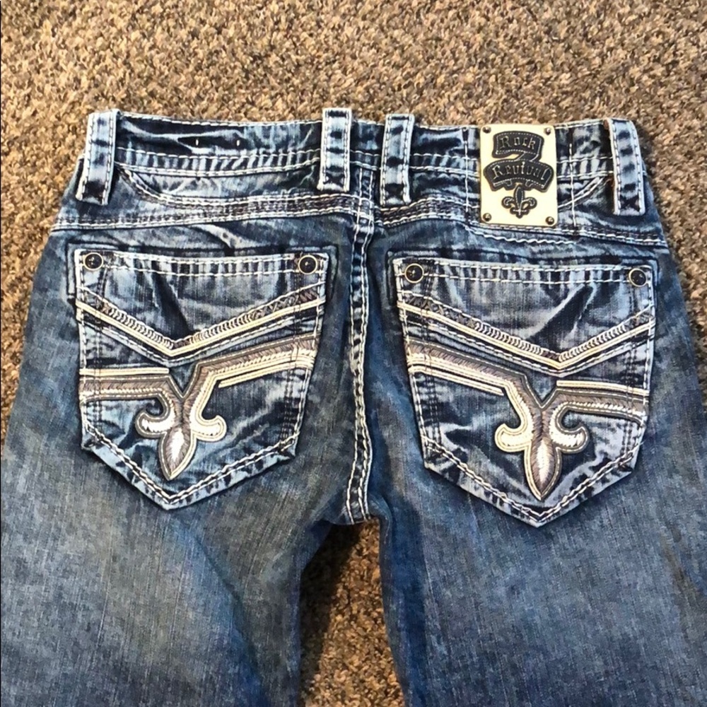 Men’s rock revival jeans